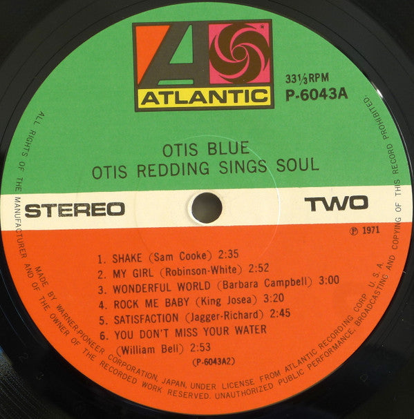 Otis Redding : Otis Blue / Otis Redding Sings Soul (LP, Album, RE)