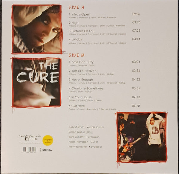 The Cure : London Lullaby (Best Of Live At Kilburn National Ballroom, London, May 3rd 1992) (LP, Comp, RE, Unofficial, 180)