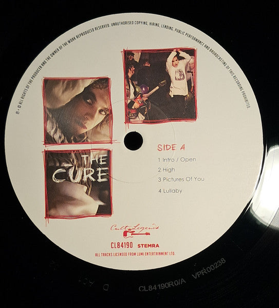 The Cure : London Lullaby (Best Of Live At Kilburn National Ballroom, London, May 3rd 1992) (LP, Comp, RE, Unofficial, 180)