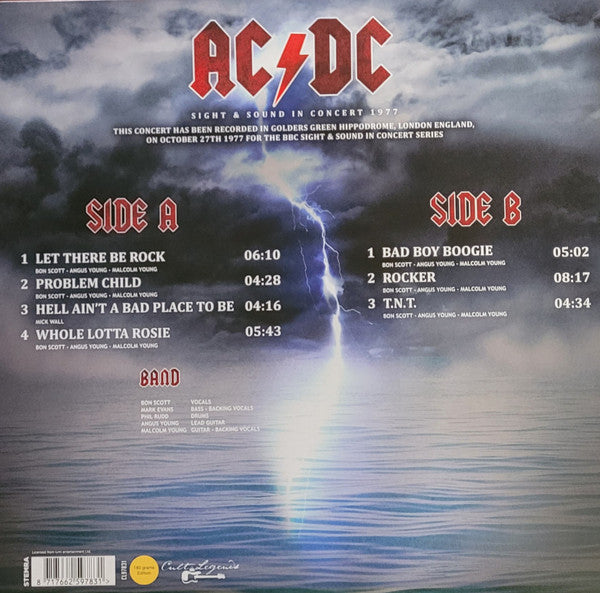 AC/DC : Sight & Sound In Concert 1977 (LP, Unofficial)