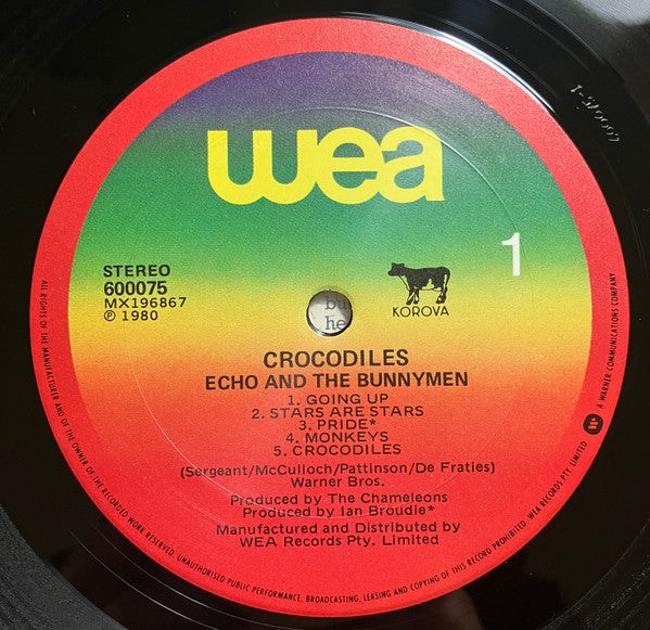 Echo And The Bunnymen* : Crocodiles (LP, Album)