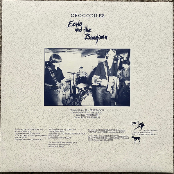 Echo And The Bunnymen* : Crocodiles (LP, Album)