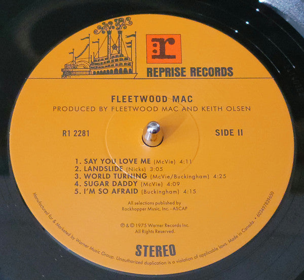 Fleetwood Mac : Fleetwood Mac (LP, Album, RE)