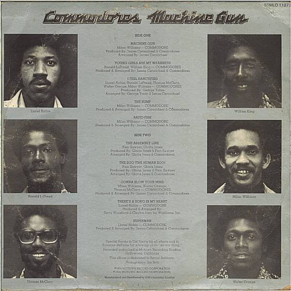 Commodores : Machine Gun (LP, Album)