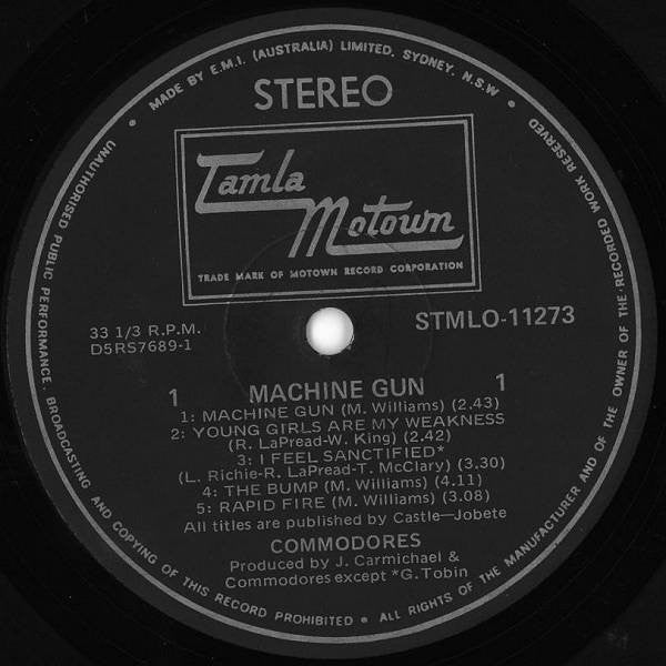 Commodores : Machine Gun (LP, Album)