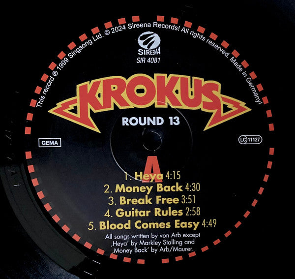 Krokus : Round 13 (LP, Album, RE)