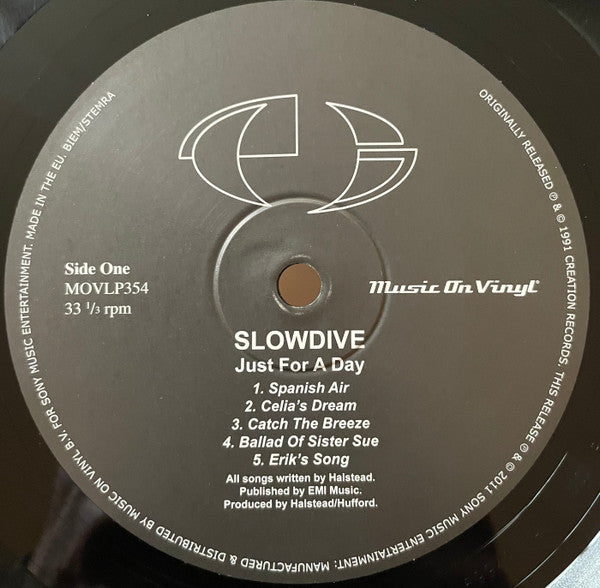 Slowdive : Just For A Day (LP, Album, RE, 180)