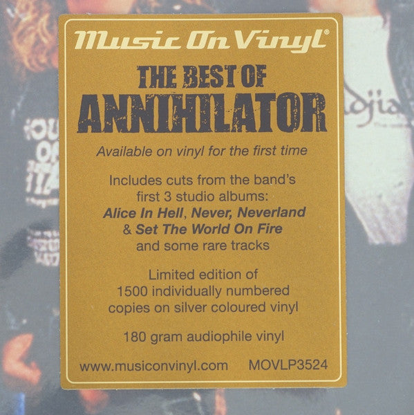Annihilator (2) : The Best Of Annihilator (2xLP, Comp, Ltd, Num, 180)