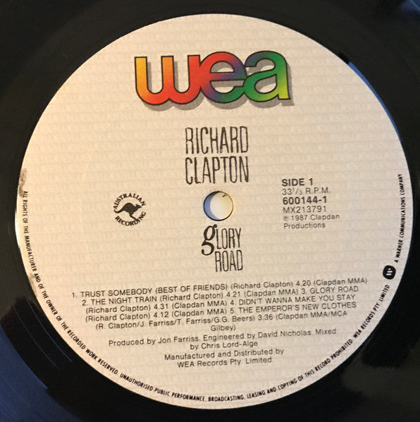 Richard Clapton : Glory Road (LP, Album)