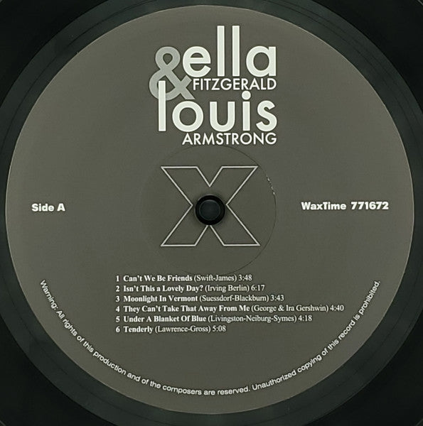 Ella* & Louis* : Ella & Louis (LP, Album, RE, 180)