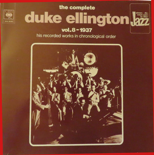 Duke Ellington : The Complete Duke Ellington Vol.8 - 1937 (2xLP, Comp)