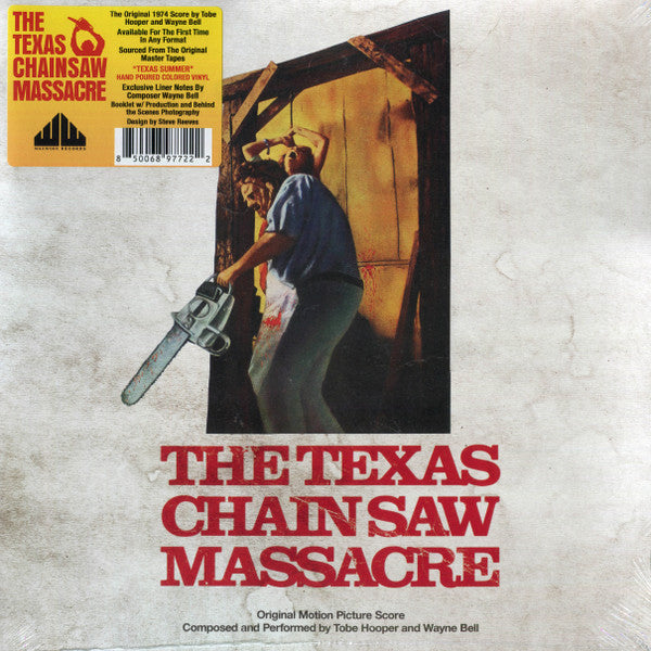 Tobe Hooper And Wayne Bell (6) : The Texas Chain Saw Massacre (Original Motion Picture Score) (LP, Album, RM, Tex)