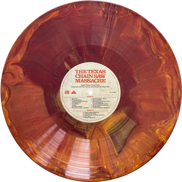 Tobe Hooper And Wayne Bell (6) : The Texas Chain Saw Massacre (Original Motion Picture Score) (LP, Album, RM, Tex)