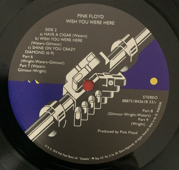 Pink Floyd : Wish You Were Here (LP, Album, RE, RM, RP, 180)