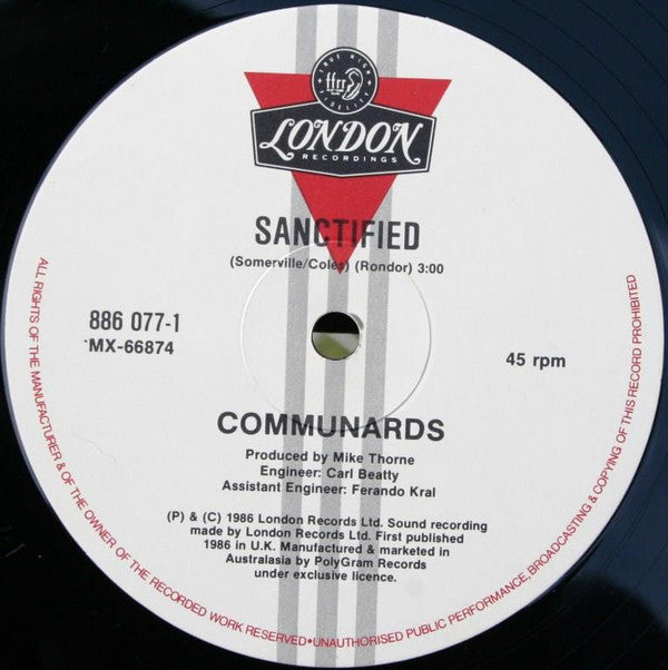 Communards* With Sarah Jane Morris : Don't Leave Me This Way (12", Maxi)