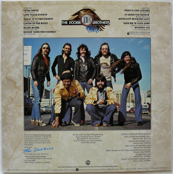 The Doobie Brothers : Best Of The Doobies (LP, Comp)