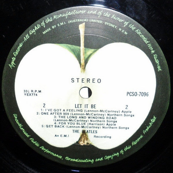 The Beatles : Let It Be (LP, Album, RE)