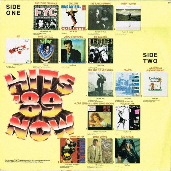 Various : Hits Now '89 Volume 2 (LP, Comp)
