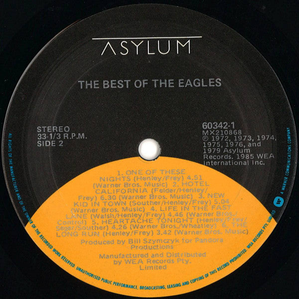 Eagles : The Best Of Eagles (LP, Comp)