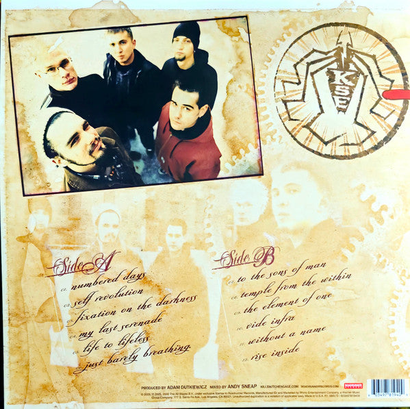 Killswitch Engage : Alive Or Just Breathing (LP, Album, RE, RP)