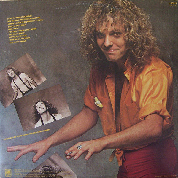 Peter Frampton : Where I Should Be (LP, Album)