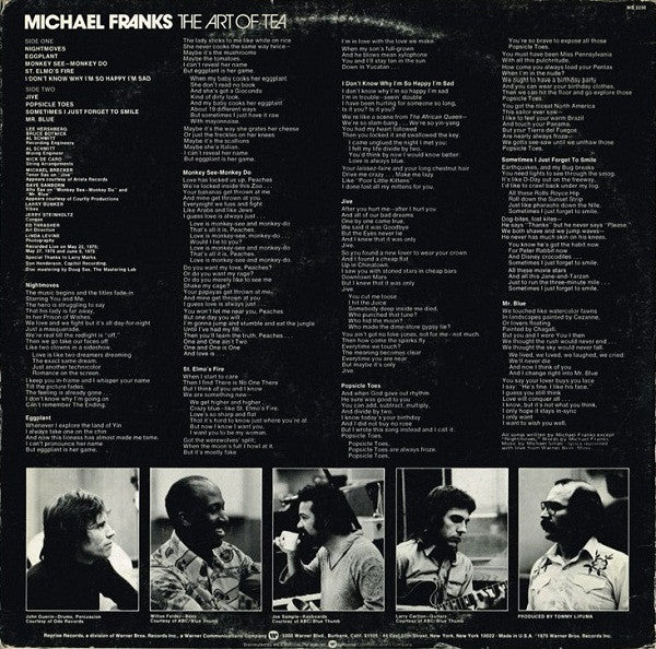 Michael Franks : The Art Of Tea (LP, Album)