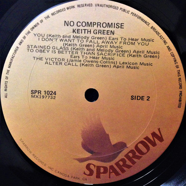 Keith Green (2) : No Compromise (LP, Album)