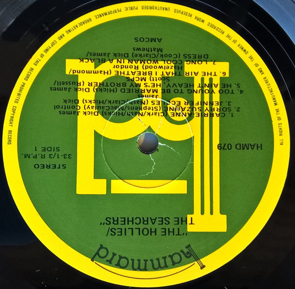 The Hollies / The Searchers : The Hollies / The Searchers (LP, Comp)