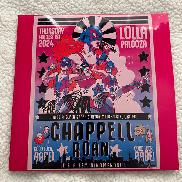 Chappell Roan : Live At Lollapalooza Chicago 2024 (LP, Unofficial, pin)