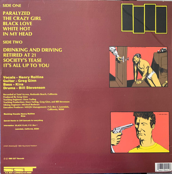 Black Flag : In My Head (LP, Album, RP)