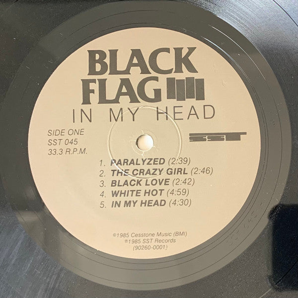 Black Flag : In My Head (LP, Album, RP)