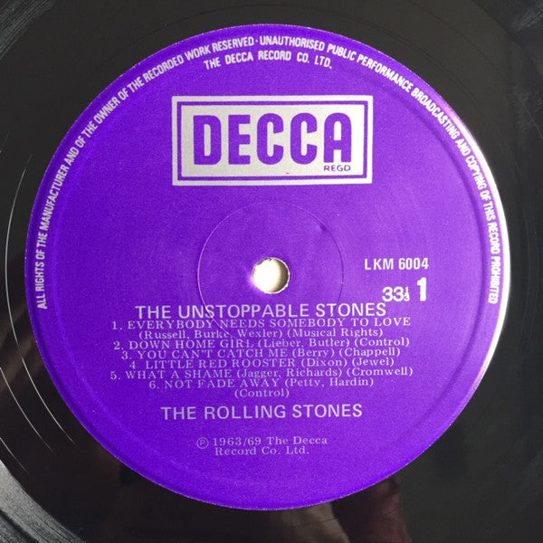 The Rolling Stones : The Unstoppable Stones (LP, Comp, Mono, RE)