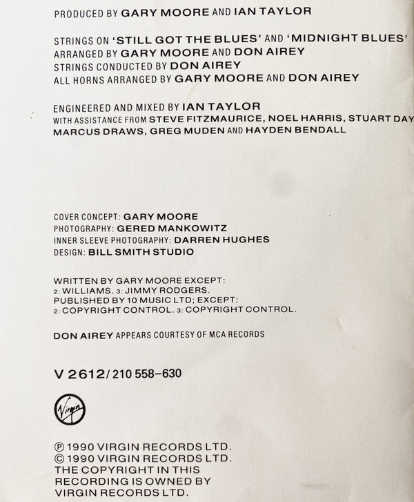 Gary Moore : Still Got The Blues (LP, Album)