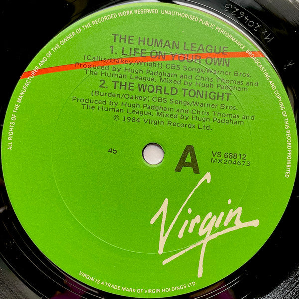 Human League* : Life On Your Own (12", Single)