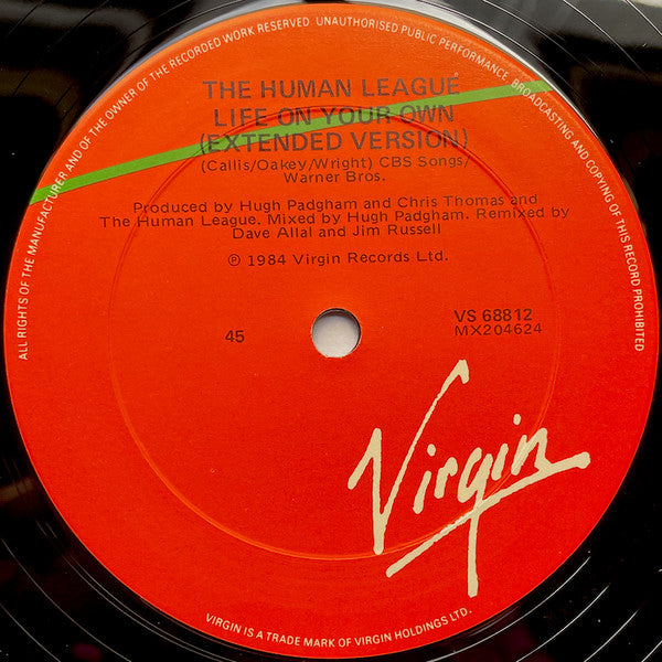 Human League* : Life On Your Own (12", Single)
