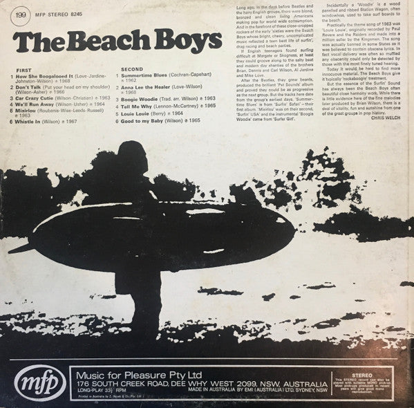 The Beach Boys : The Beach Boys (LP, Comp)