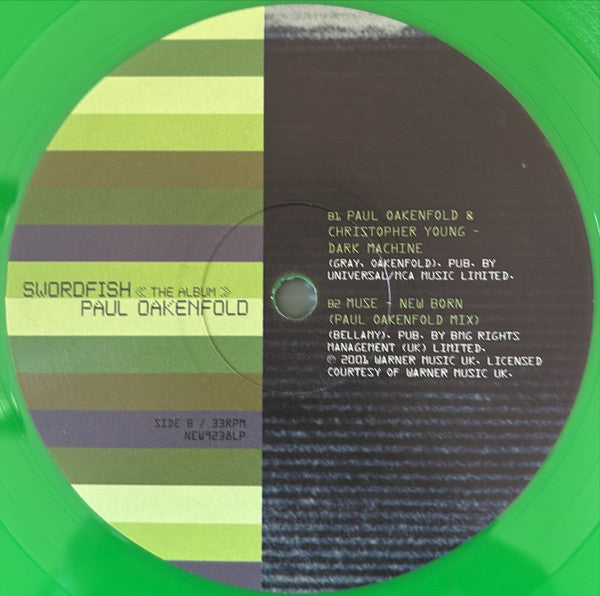 Paul Oakenfold : Swordfish << The Album >> (LP, Gre + LP, Eme + LP, Neo + Album, RE, RM)