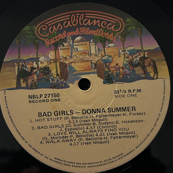 Donna Summer : Bad Girls (2xLP, Album, Gat)