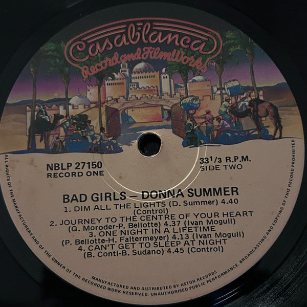 Donna Summer : Bad Girls (2xLP, Album, Gat)