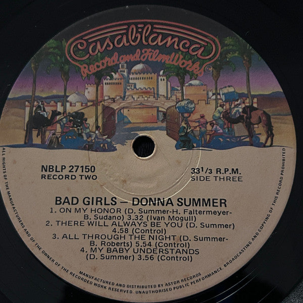 Donna Summer : Bad Girls (2xLP, Album, Gat)