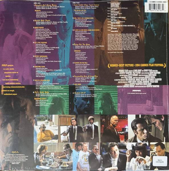 Various : Pulp Fiction (Music From The Motion Picture) (LP, Comp, Ltd, RE, Yel)