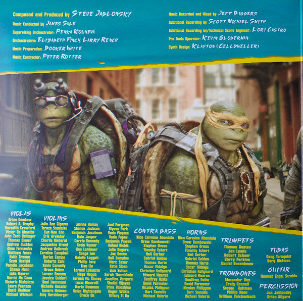 Steve Jablonsky : Teenage Mutant Ninja Turtles: Out Of The Shadows (Music From The Motion Picture) (2xLP, Tra)