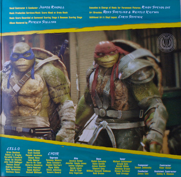 Steve Jablonsky : Teenage Mutant Ninja Turtles: Out Of The Shadows (Music From The Motion Picture) (2xLP, Tra)