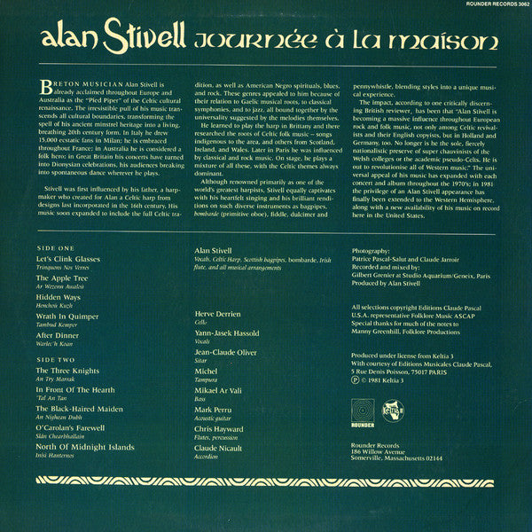 Alan Stivell : Journée À La Maison (Un Dewezh 'Barzh 'Gêr) (LP, Album)