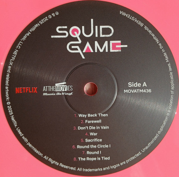 Jung Jaeil* : Squid Game (Soundtrack From The Netflix Series) (LP, Pin + LP, 180 + Album, Comp, Dlx, Ltd, Num, Gu)