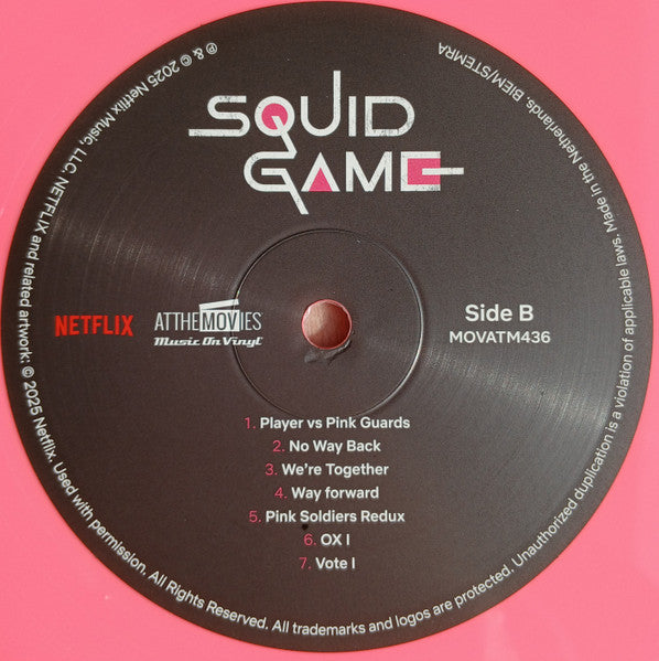 Jung Jaeil* : Squid Game (Soundtrack From The Netflix Series) (LP, Pin + LP, 180 + Album, Comp, Dlx, Ltd, Num, Gu)