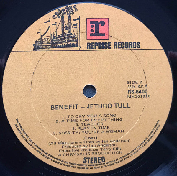 Jethro Tull : Benefit (LP, Album)