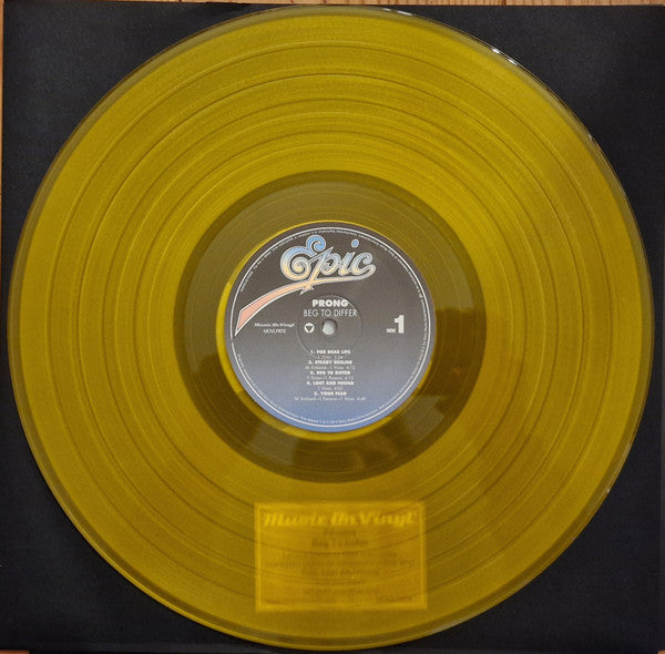 Prong : Beg To Differ (LP, Album, Ltd, Num, RE, RP, Yel)