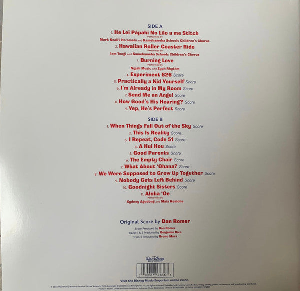 Dan Romer : Lilo & Stitch (LP, Blu)