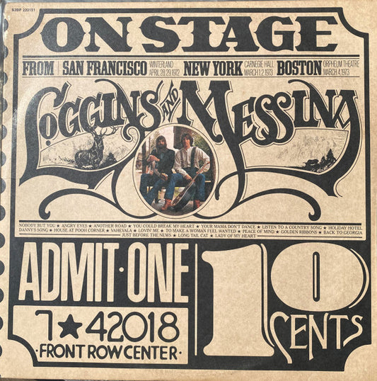 Loggins And Messina : On Stage (2xLP, Album)